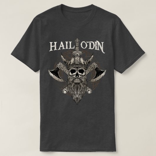 T-shirt Hail Odin Viking Valhalla 3 (Design devant)