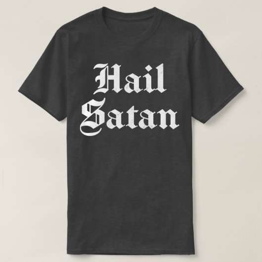 T-shirt Hail Satan 2 (Design devant)