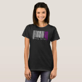 T-shirt Hail Satan Aexy Pride Indicateur Barcode Satanist  (Devant entier)