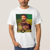 T-shirt Haile Selassie Empereur (Devant)