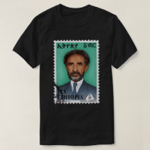 T-shirt Haile Selassie Empire of Ethiopia Rastafar