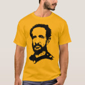 T-shirt Haile Selassie - Jah - Messiah - Rastafari (Devant)