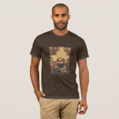 T-shirt Haile Selassie Modern Art Shirt Jah Rastafari Root (Devant entier)