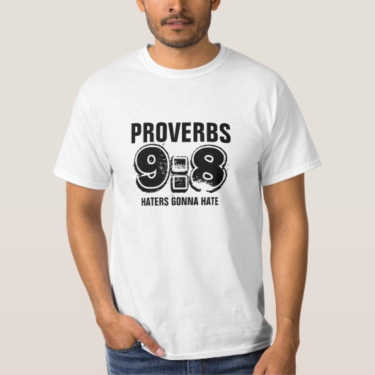 T-shirt Haineux allant détester (Devant)