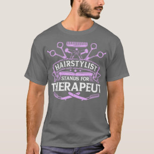 T-shirt Hairstylist Stations Pour Thérapeut Hair Propriéta