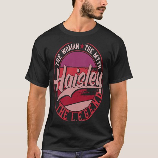 T-shirt Haisley la dame du mythe Légende (Devant)