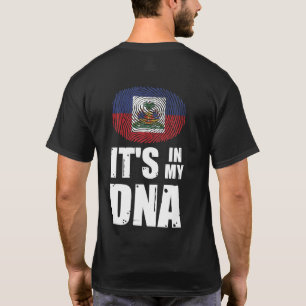 T-shirt Haïti C'est dans mon ADN La fierté haïtienne empre