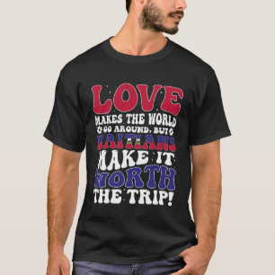 T-shirt Haïti Drapeau Hommes & Femmes Mignonnes Jusqu'À Ha