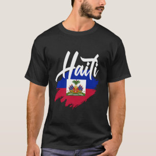 T-shirt Haïti Drapeau Patriotique Pride Haïtienne Haïti