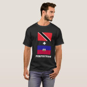 T-shirt Haïti Drapeau Trinidad Et Tobago Perfection (Devant entier)
