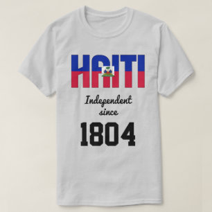 T-shirt Haïti Fête de l'indépendance du drapeau