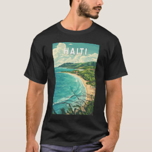 T-shirt Haïti Illustration Voyage Art Vintage