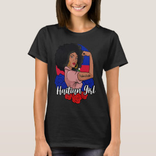 T-shirt Haïti Jour du Drapeau Fier Ayiti Femme Unbreakab
