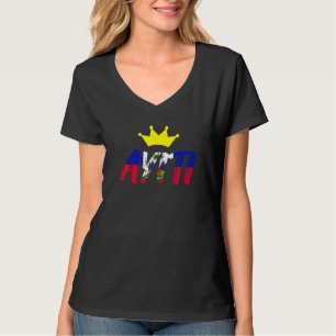 T-shirt Haïti Jour du Drapeau Fier Pays Aimer Ayiti Cr