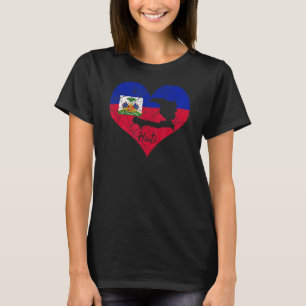 T-shirt Haïti Jour Du Drapeau Haïtien Ayiti Love Fier Vint
