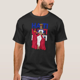 T-shirt Haïti L'Amour Haïtien Drapeau Fière Femme Princess