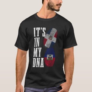 T-shirt Haïti République Dominicaine C'Est Dans Ma Fierté
