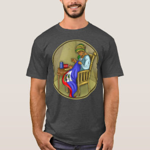 T-shirt Haitian Island Flag Day Proud Ayiti Girl Wom