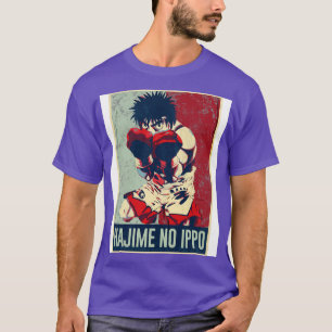 T-shirt Hajime no Ippo in Hope and Distressed Style