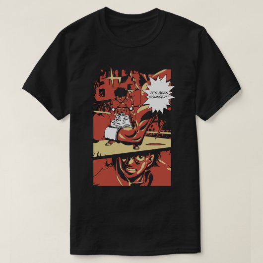 T-shirt Hajime no Ippo Retro Vintage (Design devant)