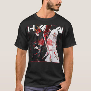 T-shirt Hakai Cyborg Samurai Girl Robot japonais esthétiqu