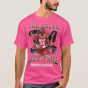 T-shirt Hakeem Olajuwon Le Dream Houston Basketball Legen