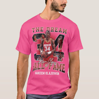 T-shirt Hakeem Olajuwon Le Dream Houston Basketball Legen