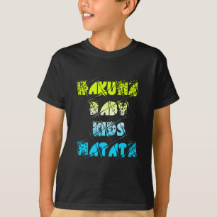 T-shirt Hakuna Matata Bébé Enfants Joyeuses Couleurs Art I