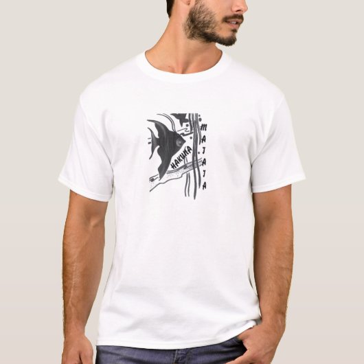 T-shirt Hakuna Matata Fish Art Imprimer (Devant)