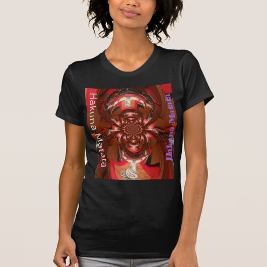 T-shirt Hakuna Matata Halloween Masque Kaleidoscope Abstra (Devant)