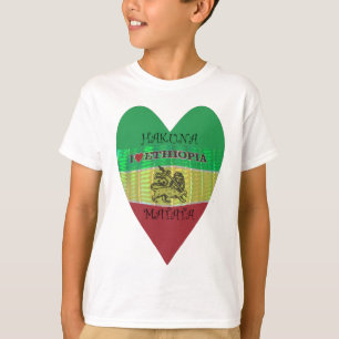 T-shirt Hakuna Matata J'aime les couleurs éthiopiennes.png