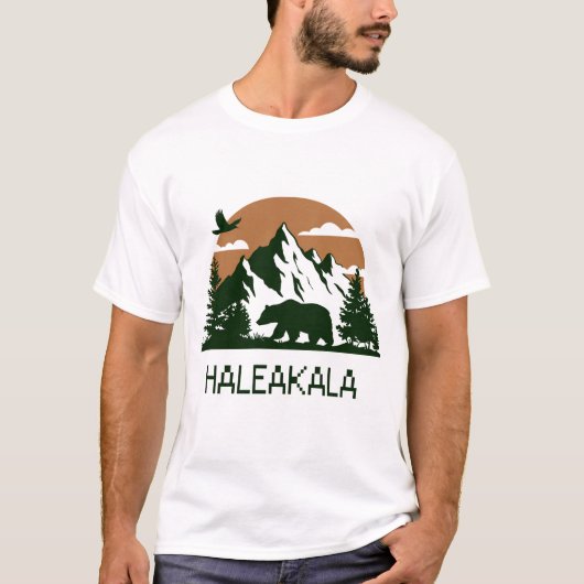 T-shirt Haleakala - Hawaii (Devant)