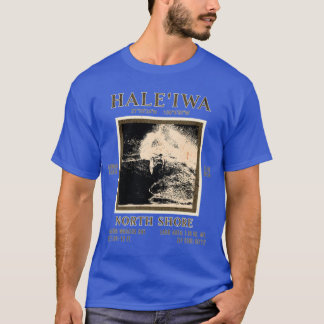 T-shirt Haleiwa North Shore Oahu Hawaii Surfant Île Bea