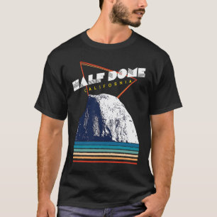 T-shirt Half Dome California USA 1980s Retro