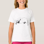 T-shirt Half Doze, toujours en charge (Devant)