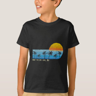 T-shirt Half Moon Cay vintage, Bs Palm Trees & Coucher