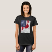 T-shirt Half USA Flag Half Japan Flag American Japanese (Devant entier)