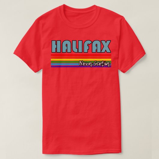 T-shirt Halifax Nova Scotia Pride Halifax LGBT Gift LGBTQ (Design devant)