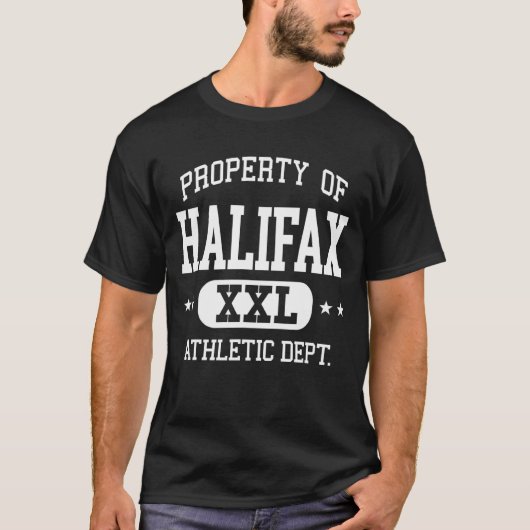 T-shirt Halifax Retro Athletic Property Dept 1 (Devant)