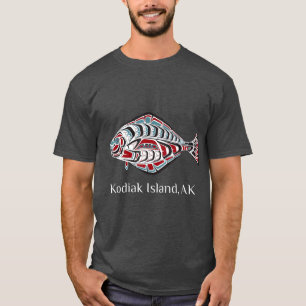 T-shirt Haliot amérindien de l'île Kodiak en Alaska