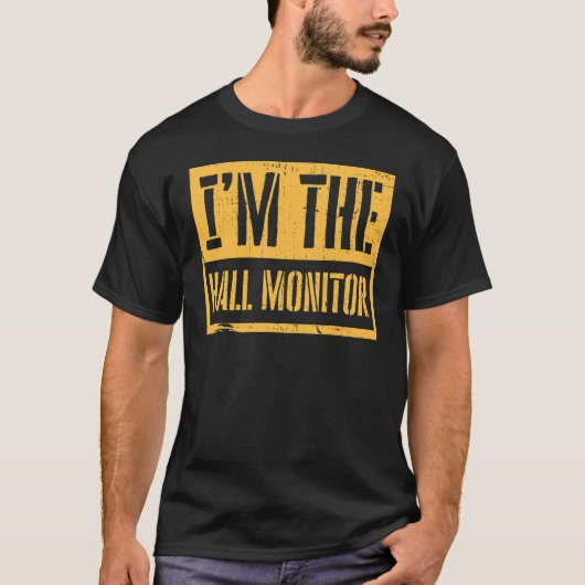 T-shirt Hall Monitor Back To School Student 1 (Devant)