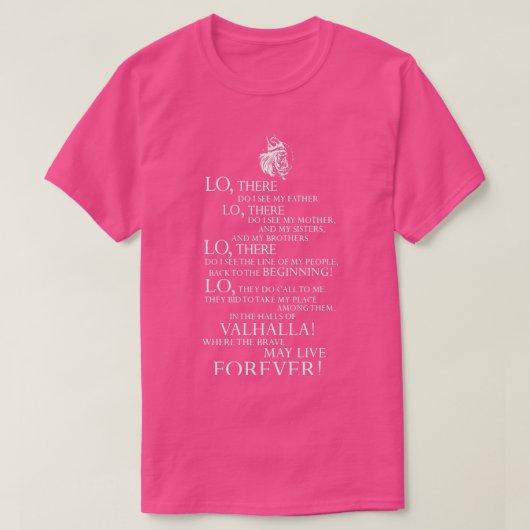 T-SHIRT HALLES DE VALHALLA 3 (Design devant)