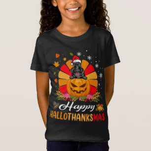 T-Shirt Hallothanksmas écossais Terrier Chien Hallothanksm