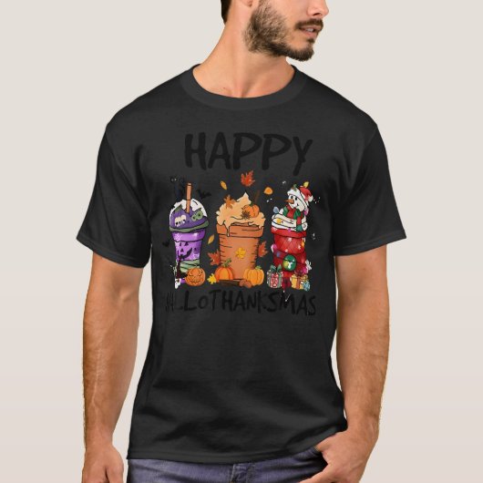 T-shirt Hallothanksmas heureux (Devant)