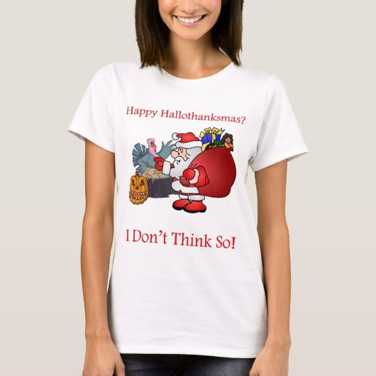 T-shirt Hallothanksmas heureux (Devant)