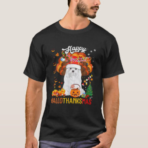 T-shirt Hallothanksmas Père Noël Turquie Citrouille maltai
