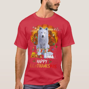 T-shirt Hallothanksmas Wolf Lover Halloween Thanksgi