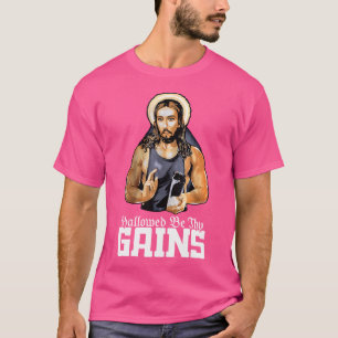T-shirt Hallow Be Thains Jesus Poids Lifting entraînement