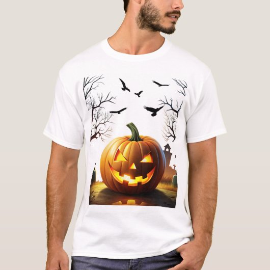 T-shirt Halloween. (Devant)