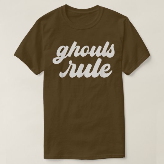 T-shirt Halloween 168, règne de Ghouls (Design devant)